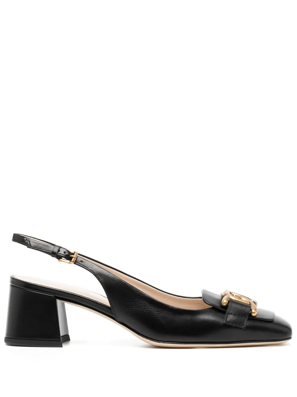 Туфли Kate 60 с ремешком на пятке TOD'S, черный