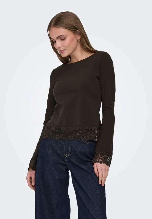 

Футболка с длинными рукавами onllive Only, Chocolate Torte, Коричневый, Футболка с длинными рукавами onllive Only, Chocolate Torte