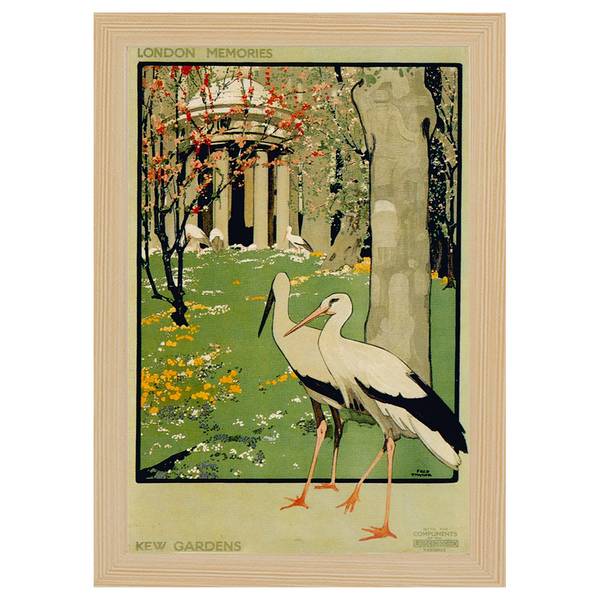 

Рамка для фотографий LegendArte Poster 1918 Kew Gardens цвет eiche dekor