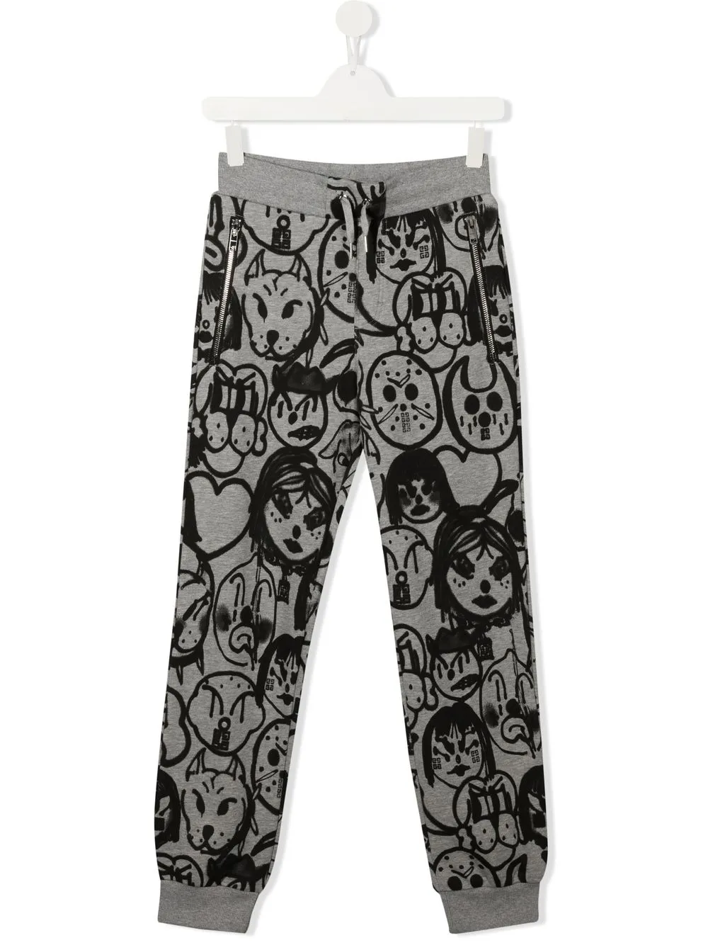

Спортивные брюки с графичным принтом Givenchy Kids, серый
