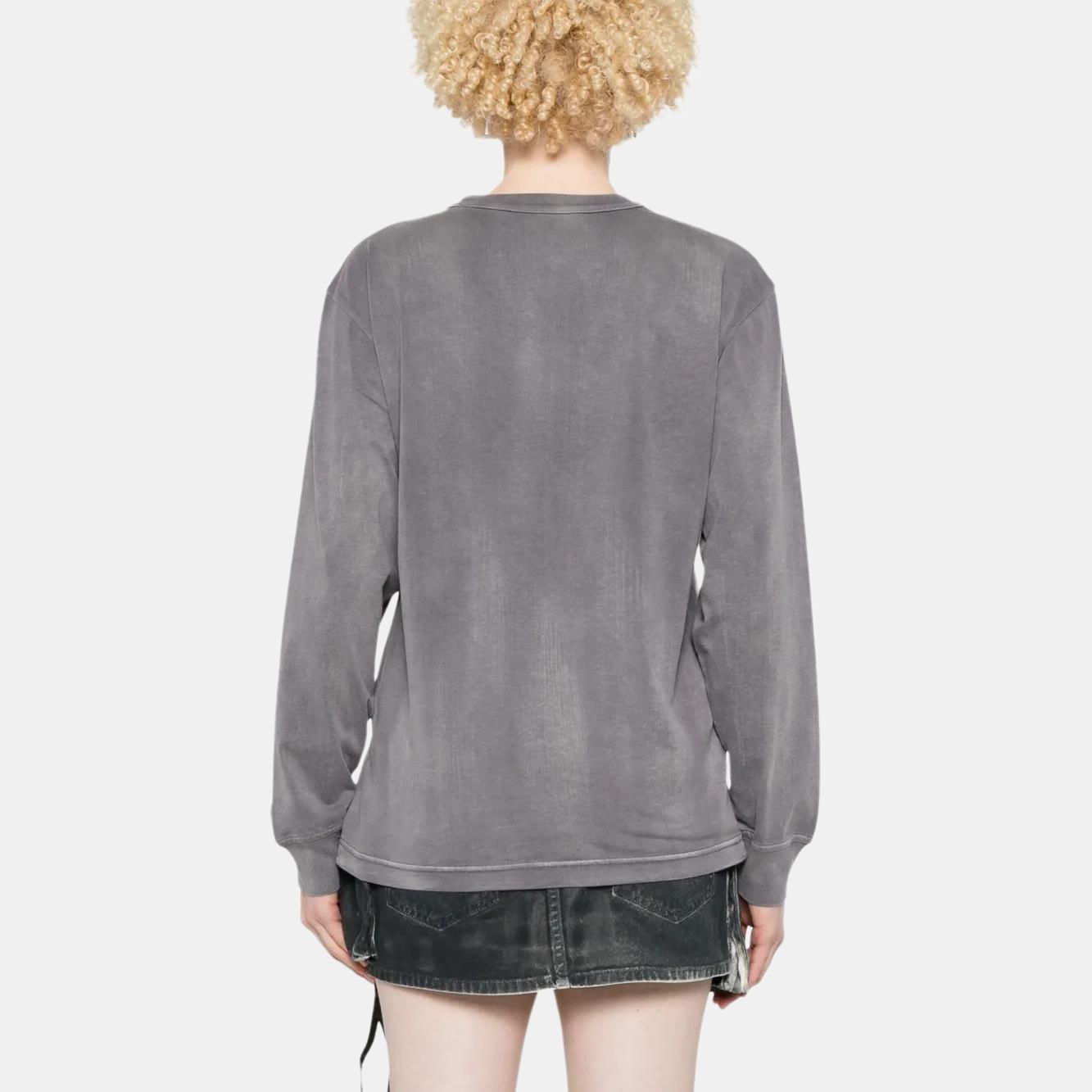 Футболка T By Regular Fit Crewneck Alexander Wang, серый — фото 4