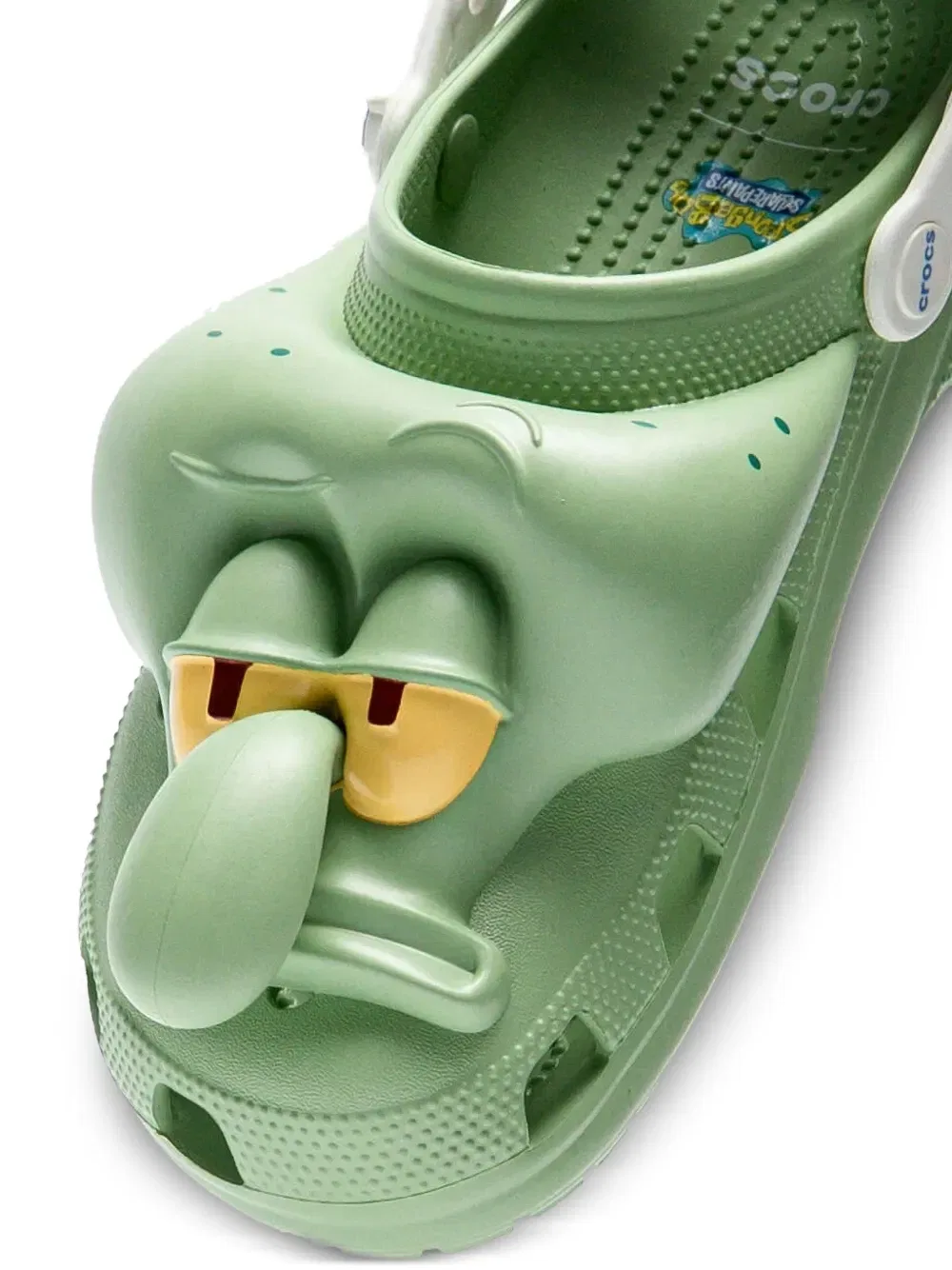 Сабо-накладки с изображением Спанчбоба Crocs, зеленый — фото 2