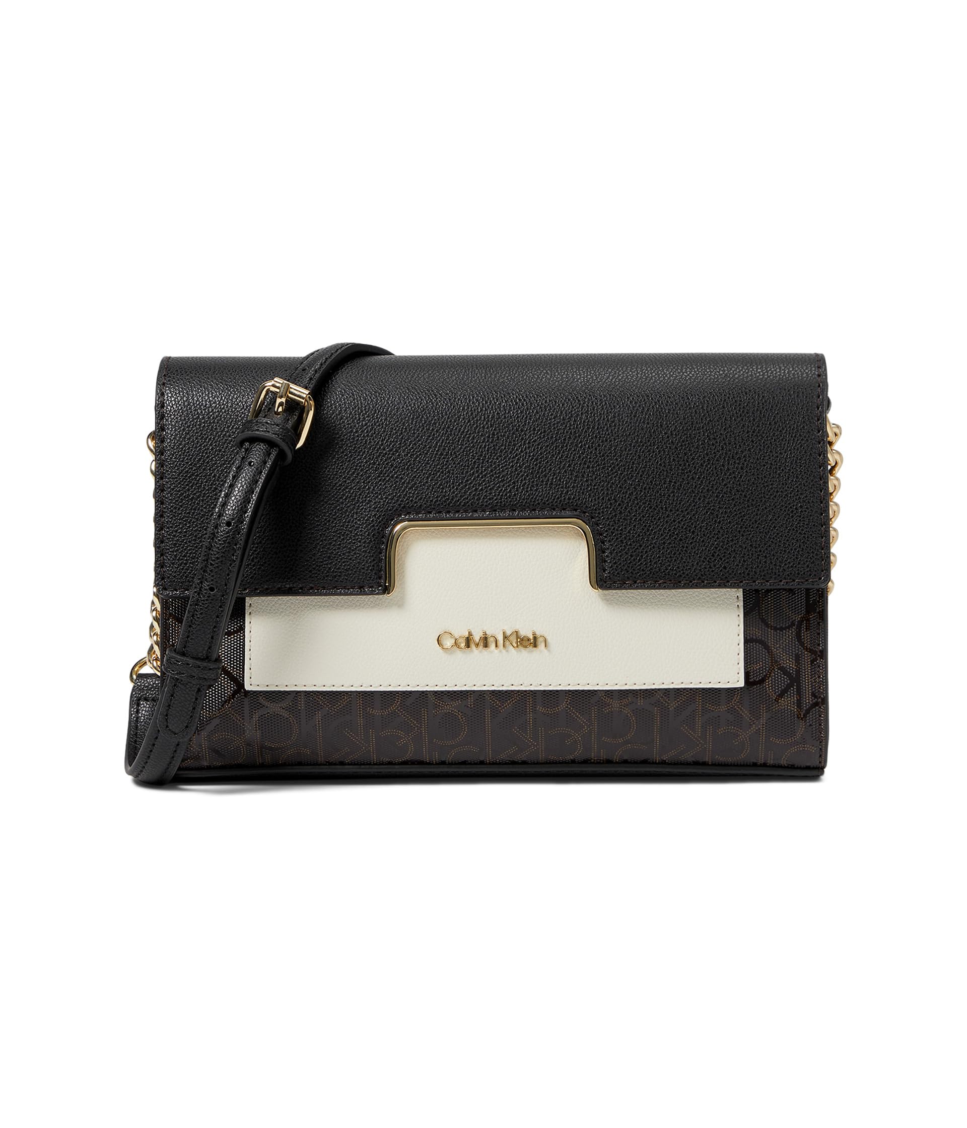 

Сумка кросс-боди Calvin Klein Finley Signature Crossbody, Brown/Khaki/Black/White