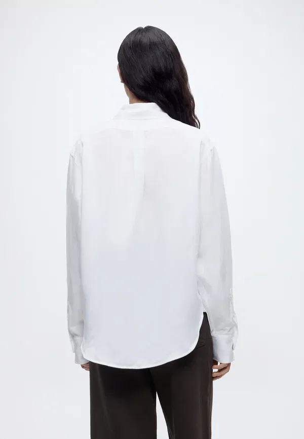 Блуза Boss, Saturday 1 button down, белый — фото 3