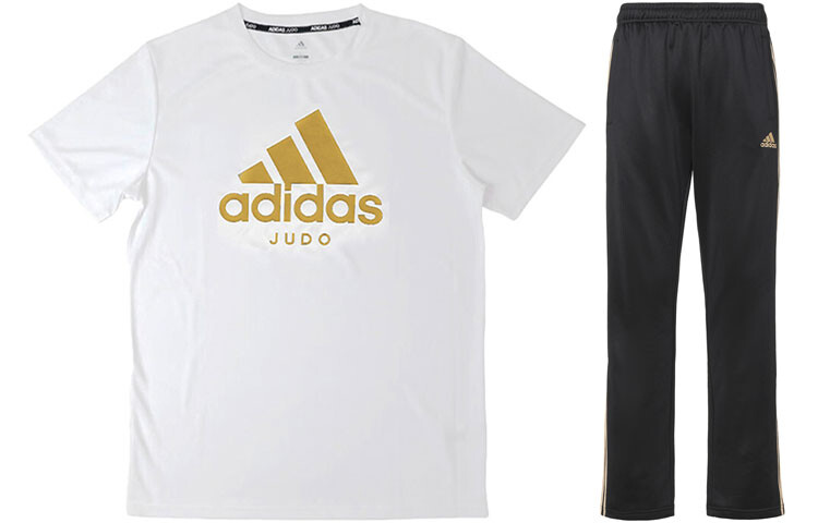 

Adidas Мужская повседневная спортивная одежда, Белое золото + Черное золото