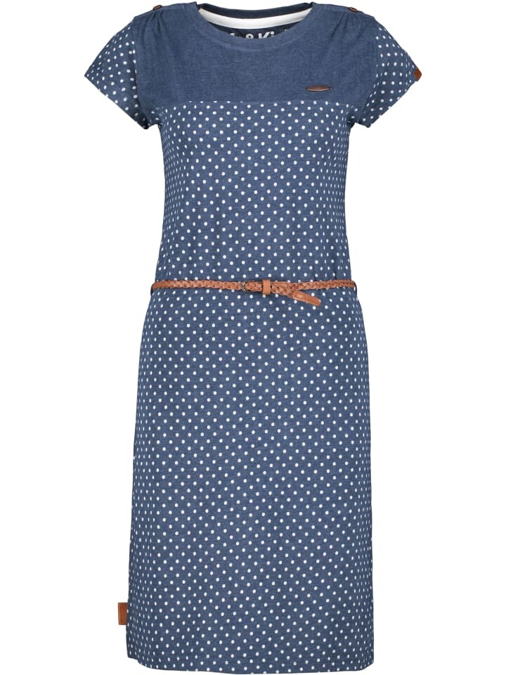 

Короткое платье alife and kickin Sommerkleid, Kleid LeoniceAK B, цвет marine melange