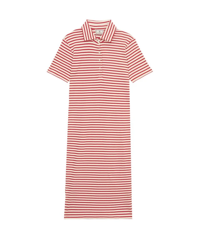 

Романы хлопковое платье Ines De La Fressange Paris, красный