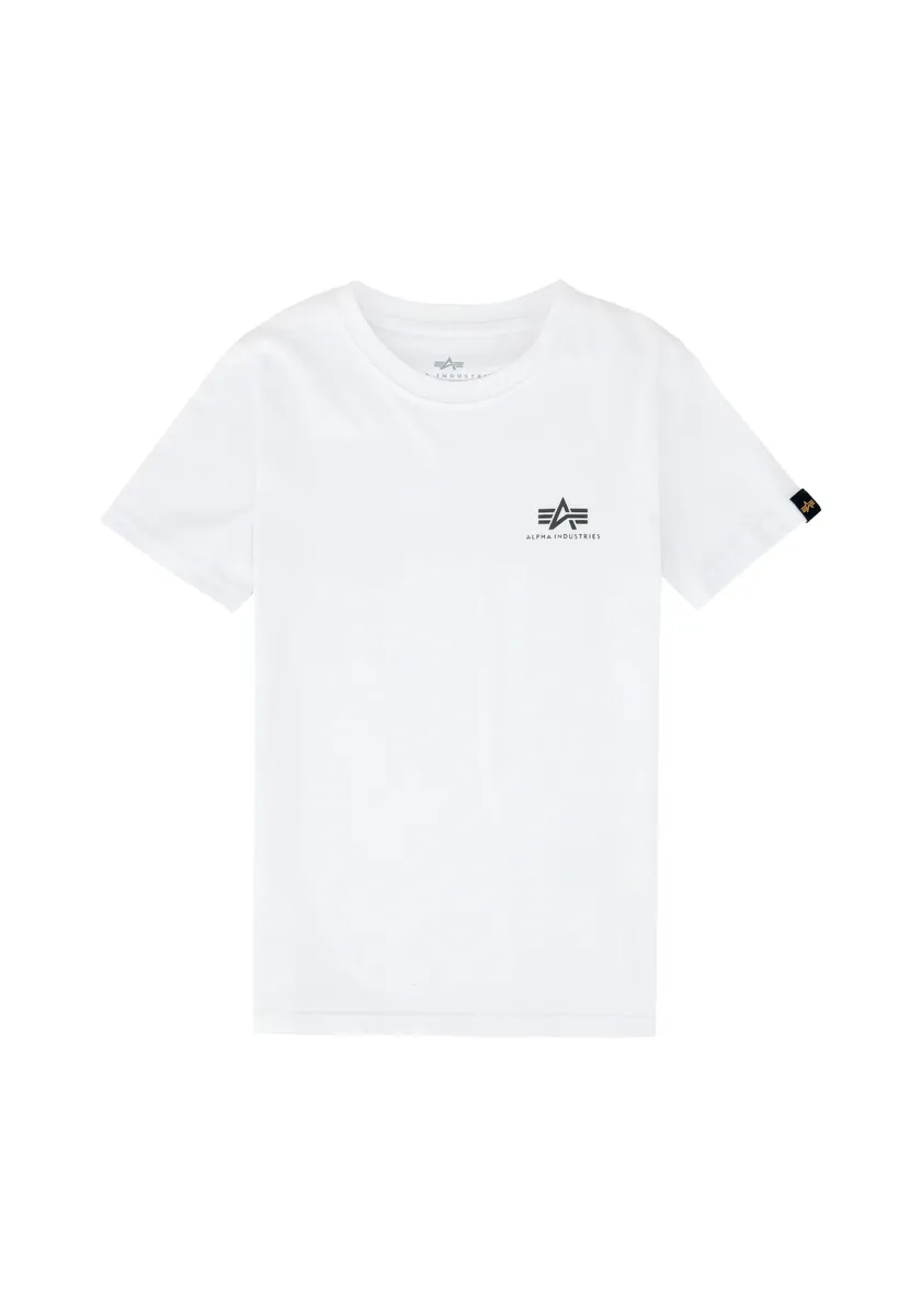 

Футболка Alpha Industries " Alpha Industries Kids - Футболки Basic T с маленьким логотипом для детей/подростков", белый