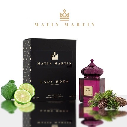Lady Roza Eau De Parfum для женщин Litch Ревень Бергамот Интенсивный изысканный аромат Бутик фирменной арабской парфюмерии от Matin Martin — фото 3