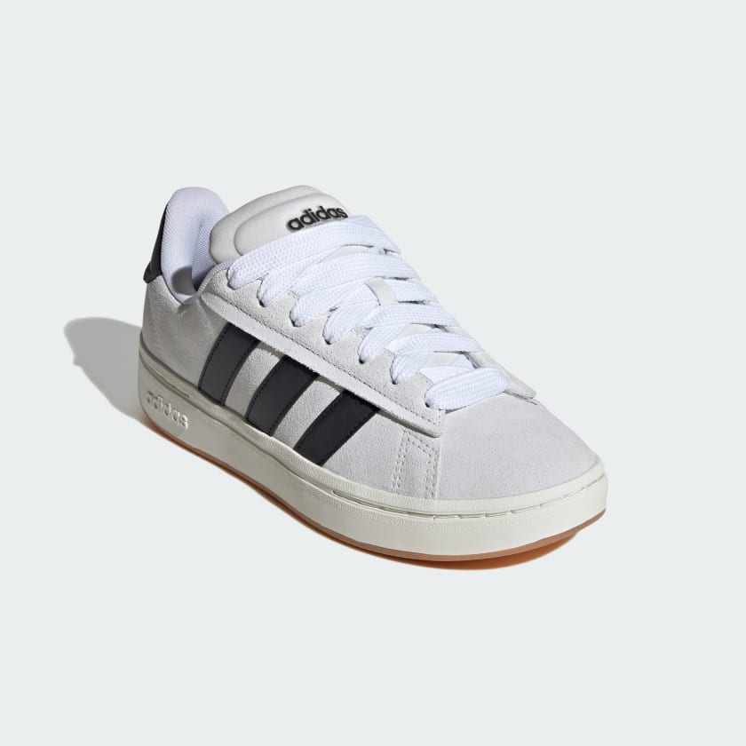 Женские кроссовки Adidas Grand Court Alpha, белый/черный/кремовый — фото 4
