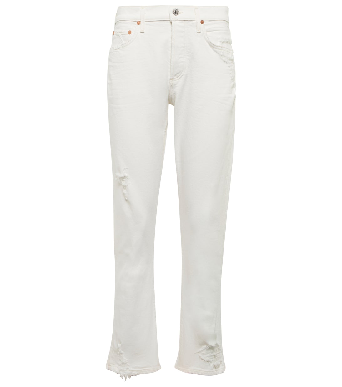 

Джинсы бойфренда Emerson со средней посадкой и потертостями Citizens of Humanity, Dollop