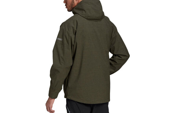 Куртка Men's adidas Terrex Outdoor Stay Warm 3 In 1 Hooded Jacket Green, зеленый — фото 2
