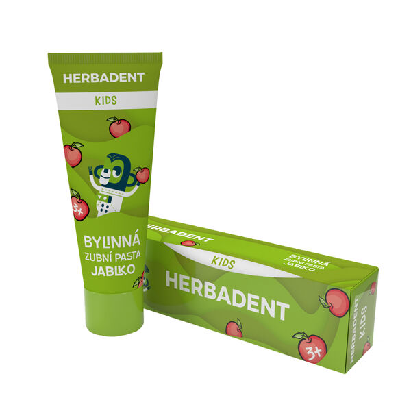 

Травяная зубная паста с фтором, 75 г Herbadent Kids