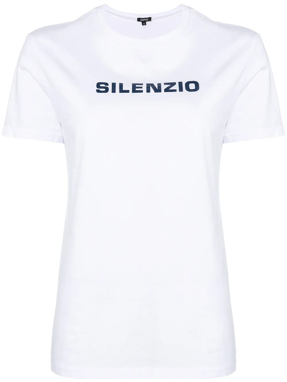 

Футболка с принтом 'Silenzio' ASPESI, белый
