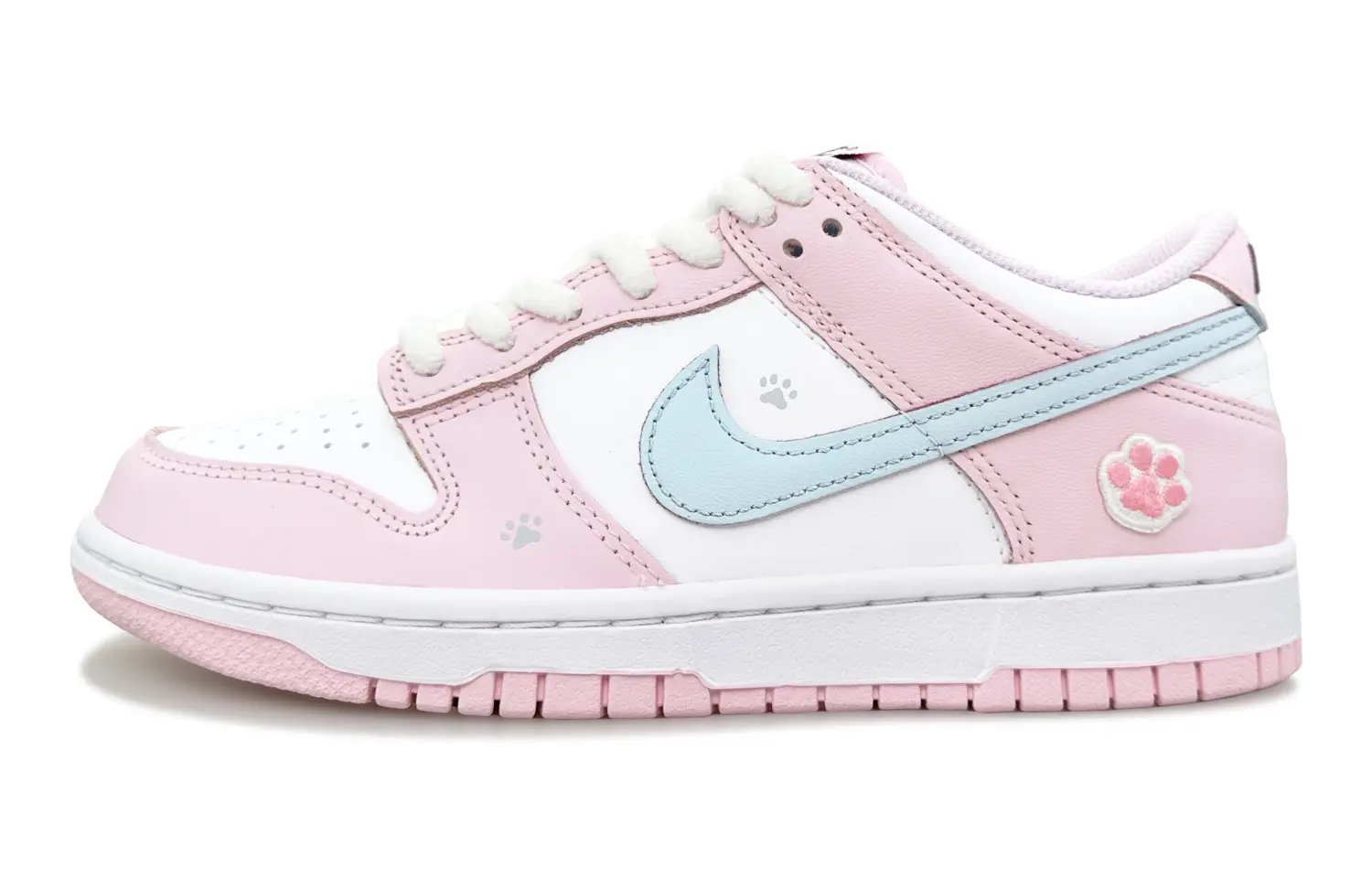

Nike Кроссовки Dunk Anti Slip Wear Resistant Low Top Kids' Skateboarding Shoes Soft Pink Teenagers