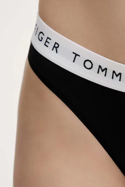 Трусы хлопковые Figi Tommy Hilfiger, черный — фото 4
