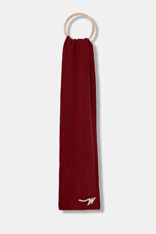 

Шерстяной шарф Bardies Weekend Max Mara, бордовый