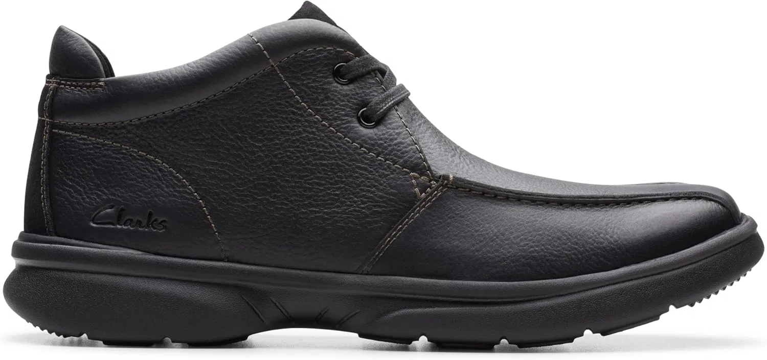 Clarks - - Мужские ботинки Bradley Up, Black Leather — фото 2