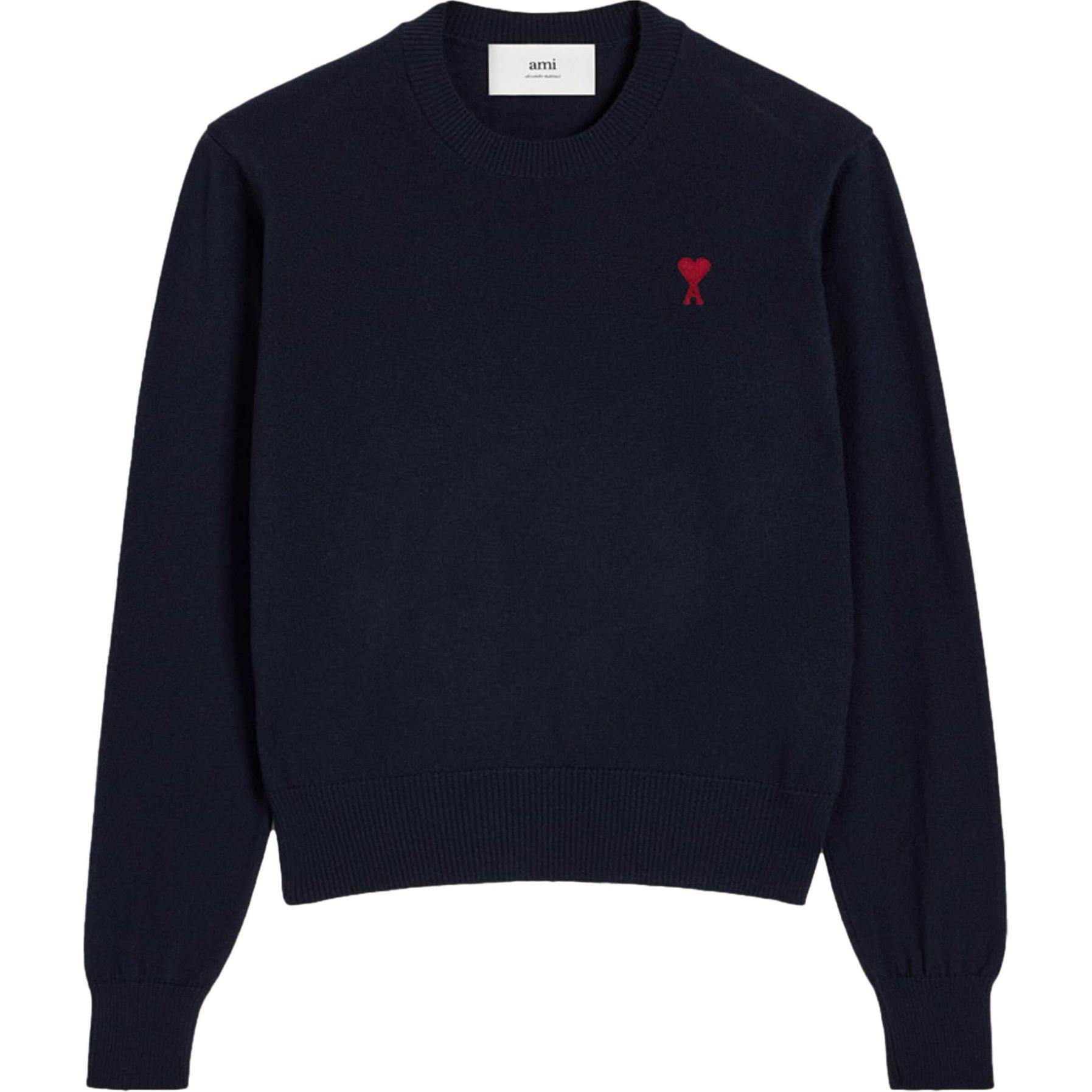 

Ами Париз Водолазка из мериносовой шерсти с круглым вырезом AMIPARIS, Морской синий