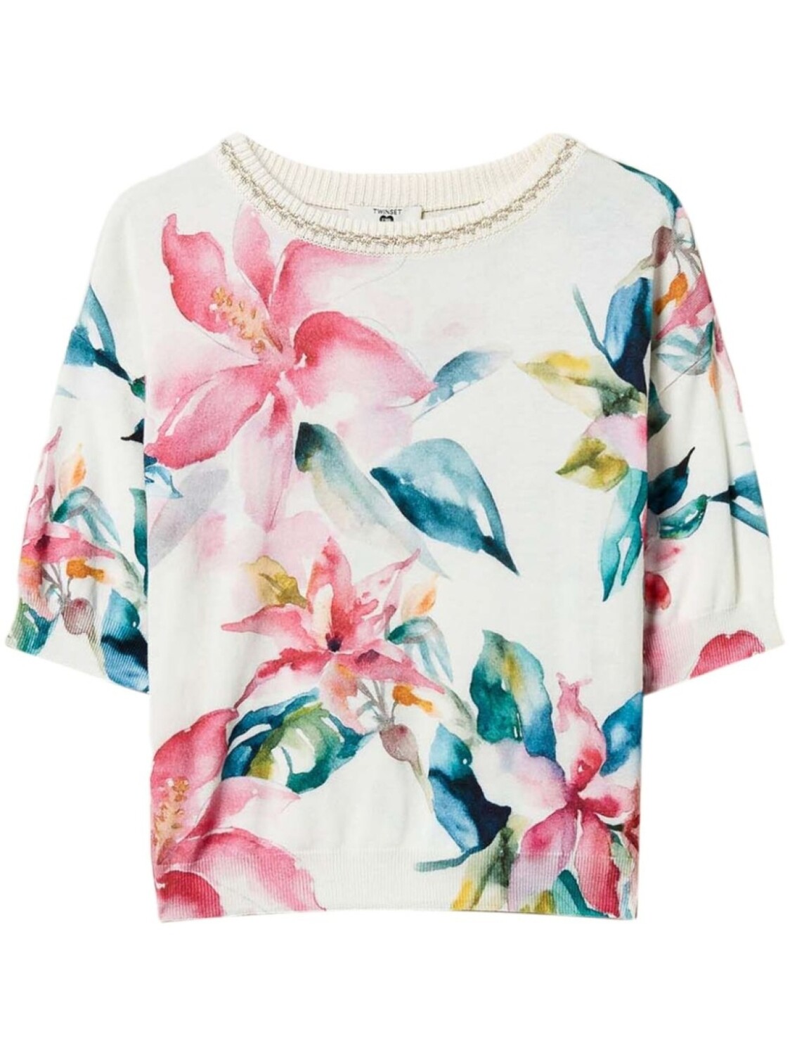 

TWINSET трикотажная футболка, белый