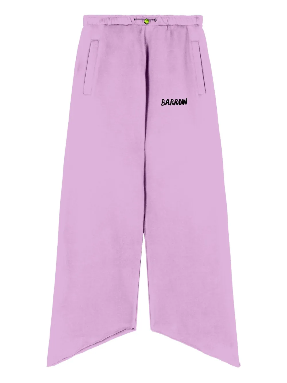 

Спортивные брюки с асимметричным подолом и карманами BARROW, розовый
