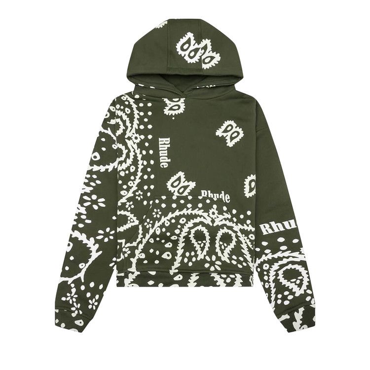 

Худи Rhude Bandana Hoodie, Olive