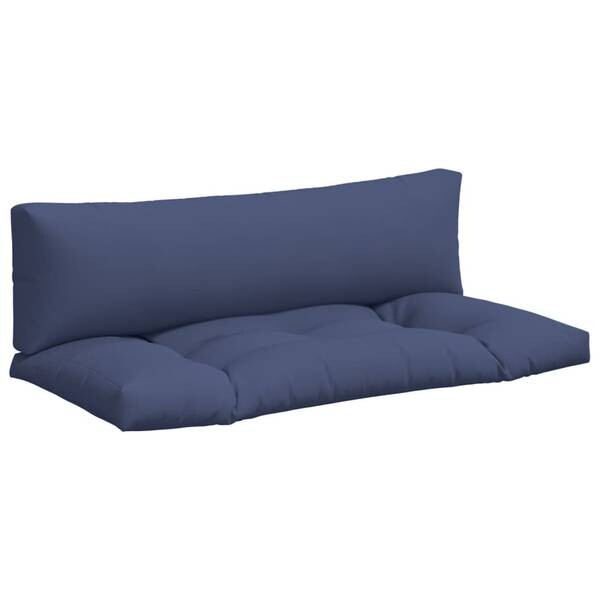 

Подушка на сиденье vidaXL 3005779-2 (2 шт), 58x10x110 см, темно-синий