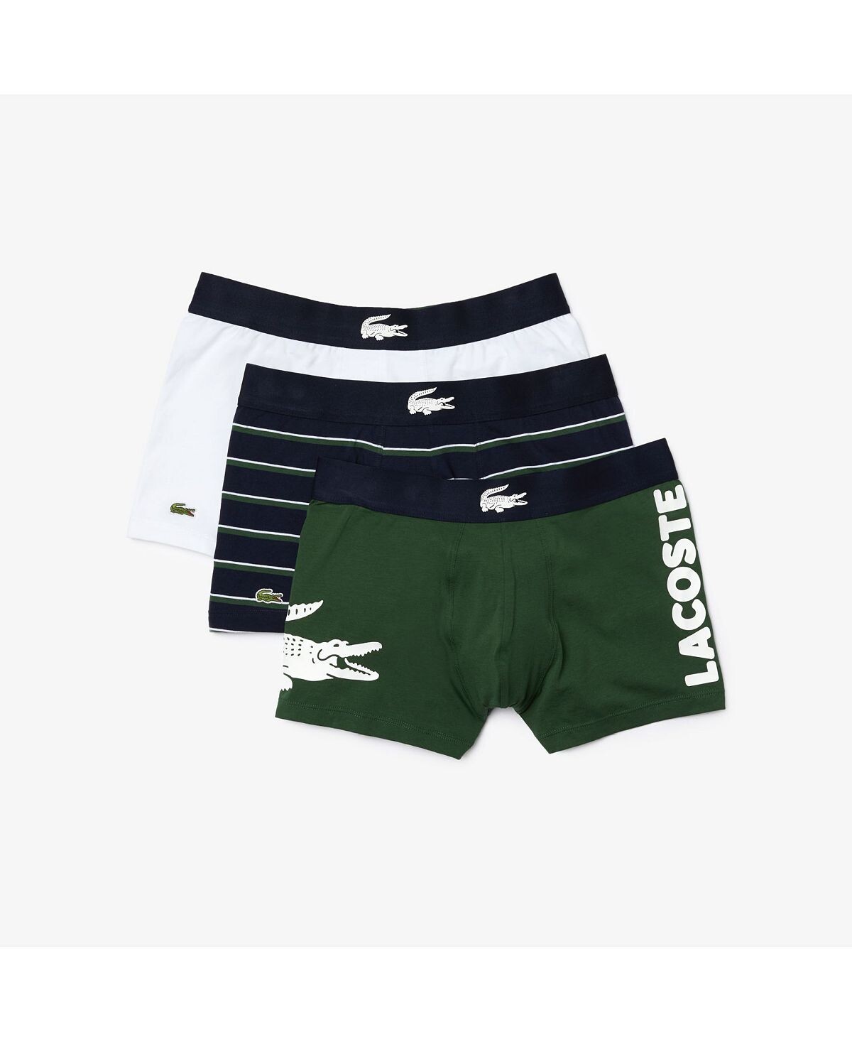 

Мужские повседневные эластичные плавки разных цветов, 3 предмета Lacoste