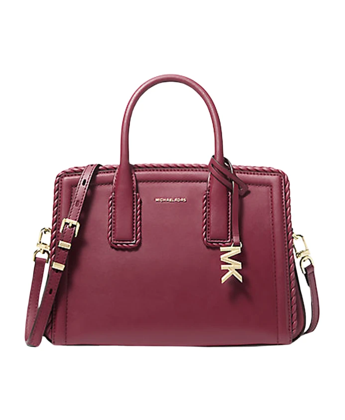 

Структурированная кожаная сумка Laila Michael Kors, красный
