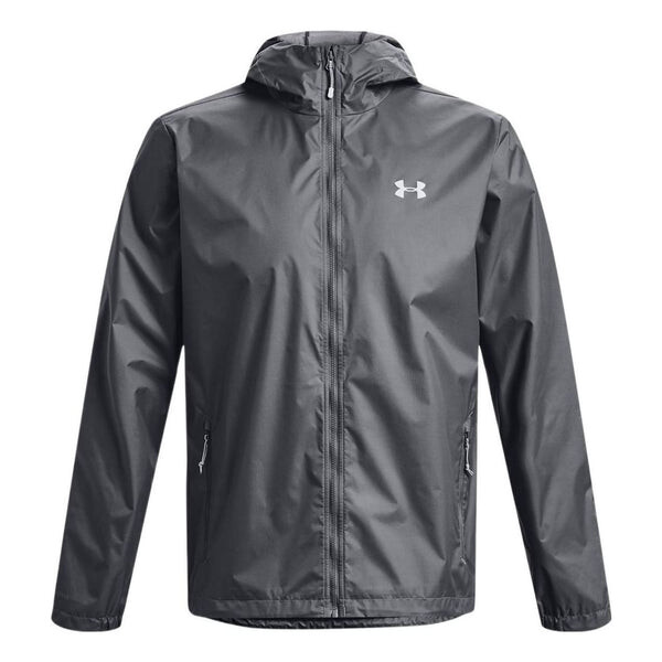 

Куртка forefront rain hoody jacket 'grey' Under Armour, серый
