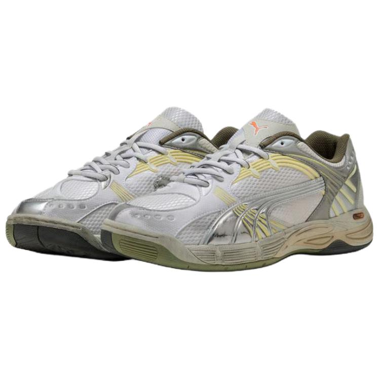 PUMA Мужские кроссовки для тренировок Kessel Pro Support белые серебристые — фото 3