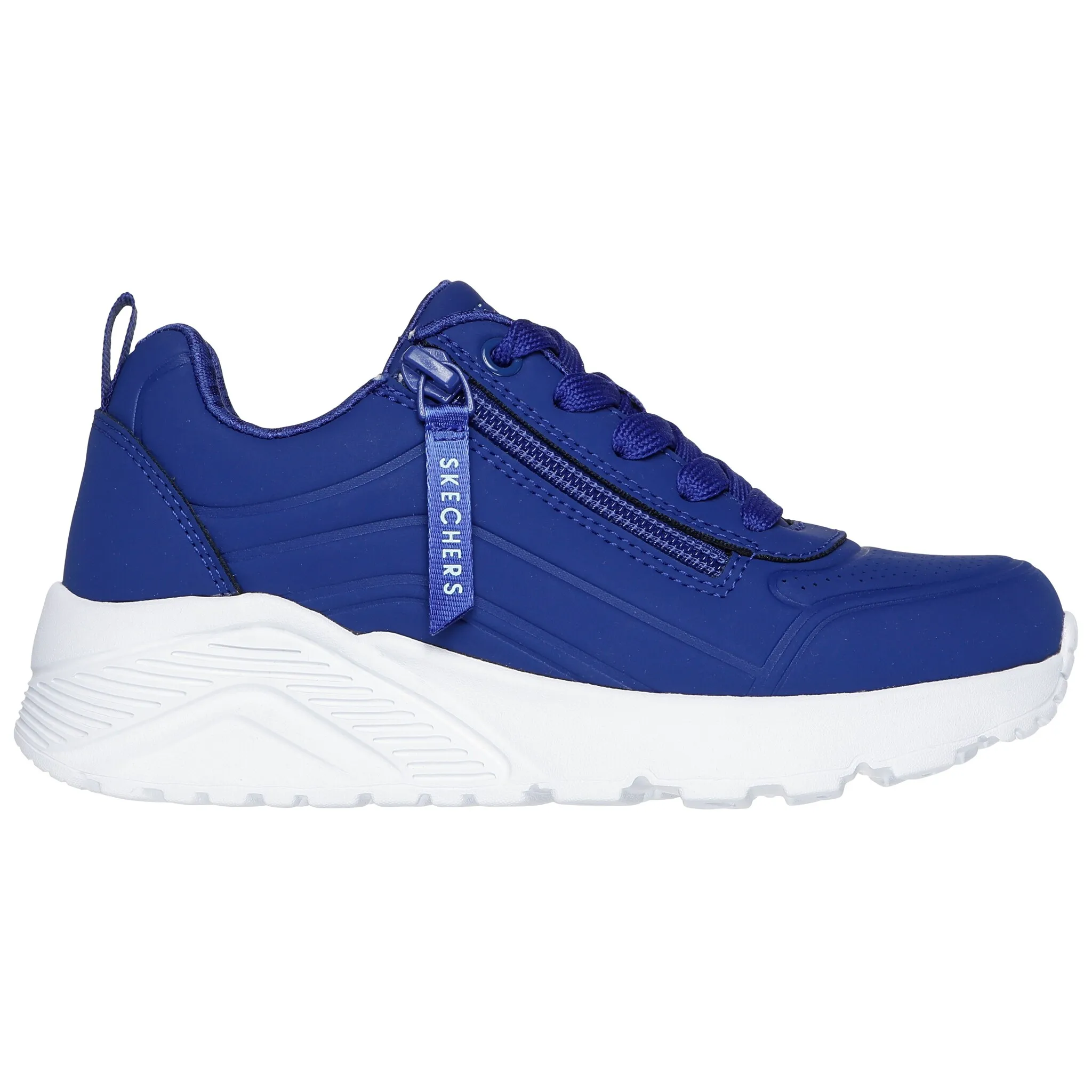 Кроссовки Skechers «UNO LITE», кроссовки на платформе, массивные кроссовки, кроссовки на танкетке с крутой подошвой, цвет navy — фото 3