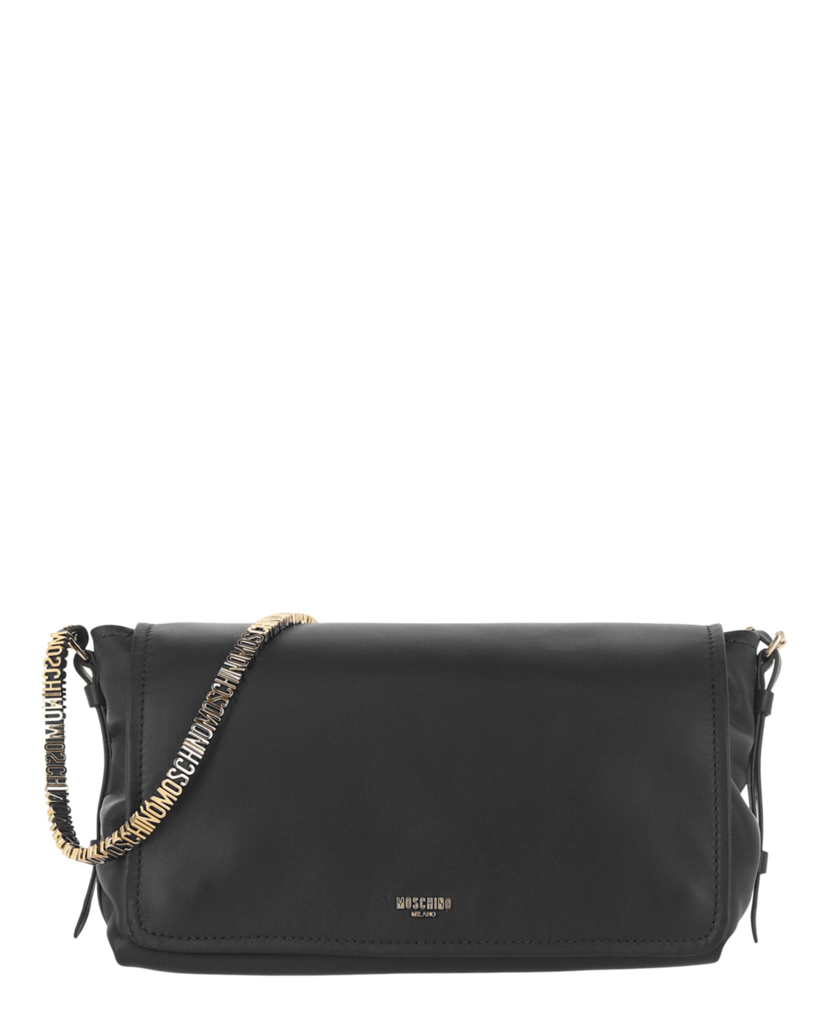 

Кожаная сумка через плечо Heart Lock Moschino, цвет fantasy print black