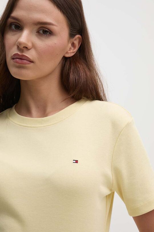 

Хлопковая футболка Tommy Hilfiger, желтый