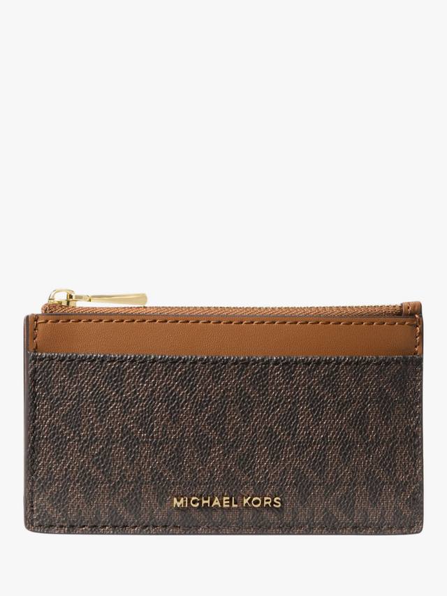 

Кошелек Bryant Jet Set с застежкой-молнией Michael Kors, Brown/Acorn