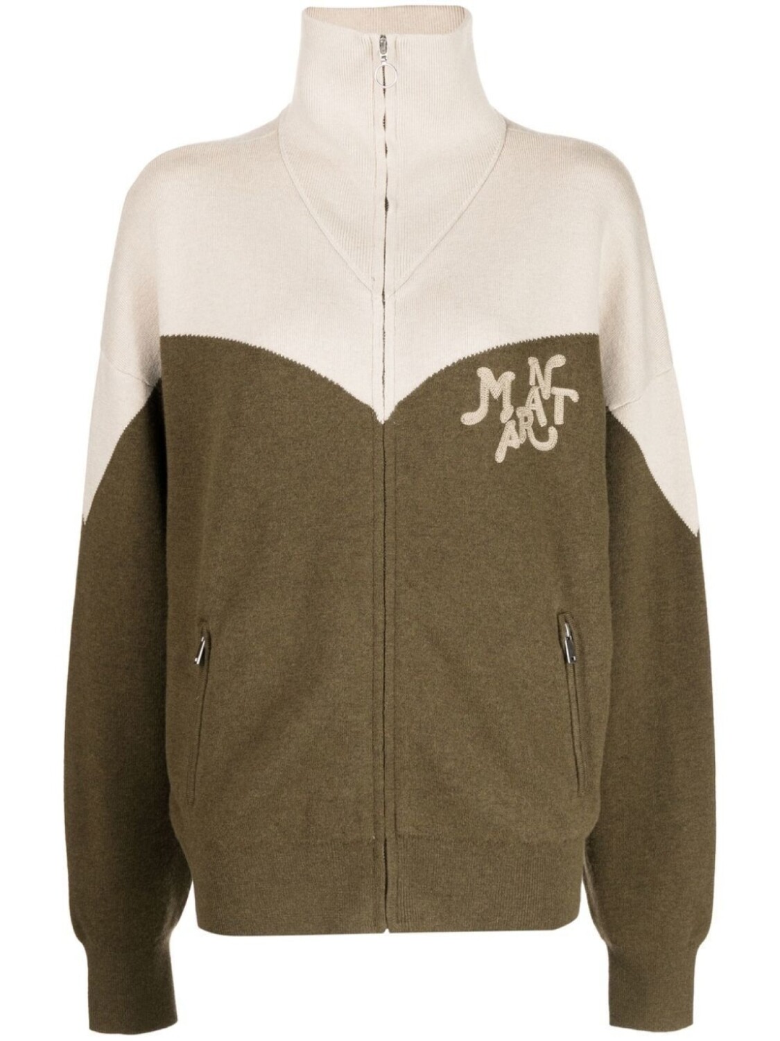 

Marant Étoile кардиган Andy с высоким воротником, коричневый