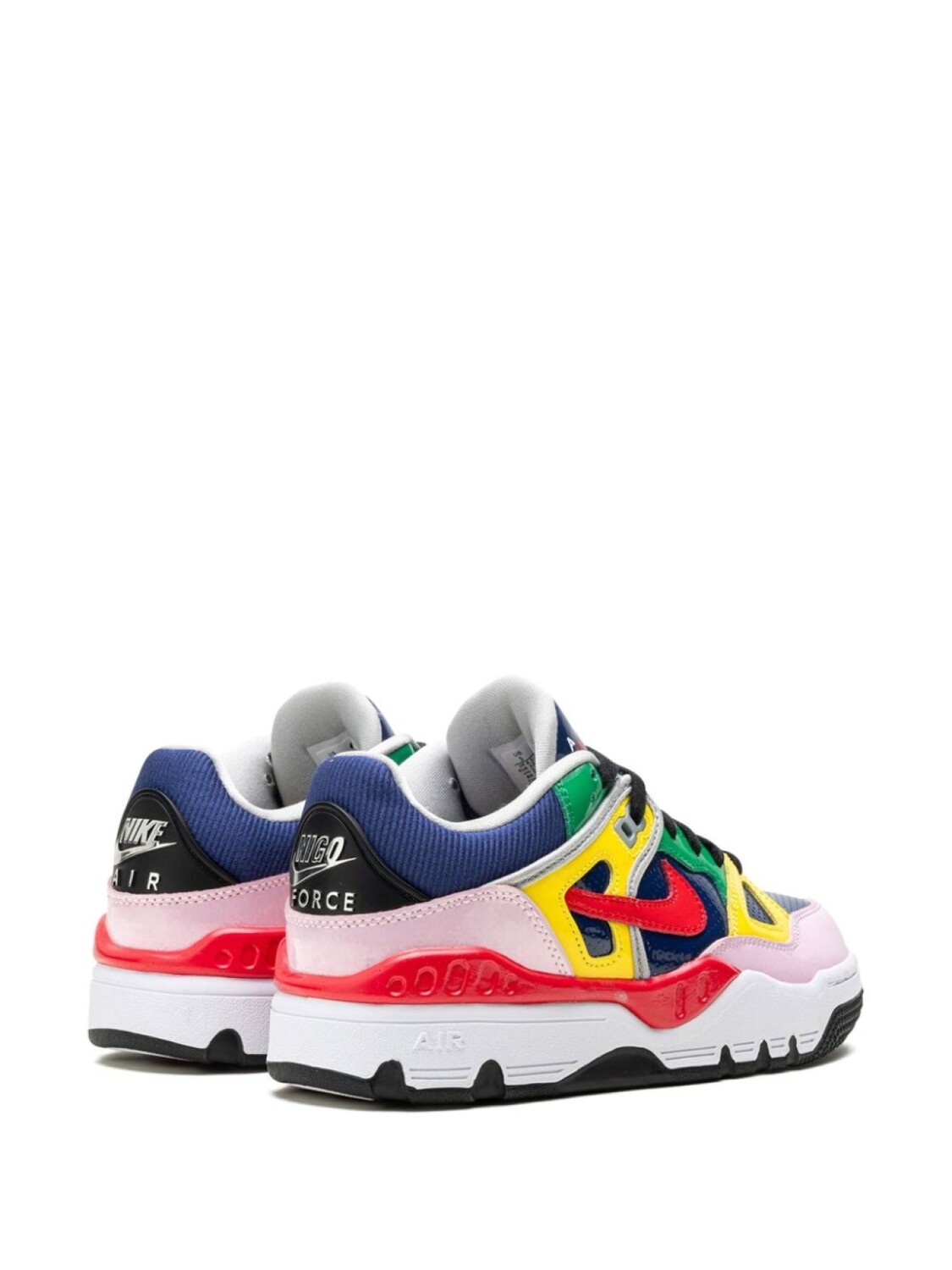 Кроссовки Nike x Nigo Air Force 3 Low "Blue Void", синий — фото 3