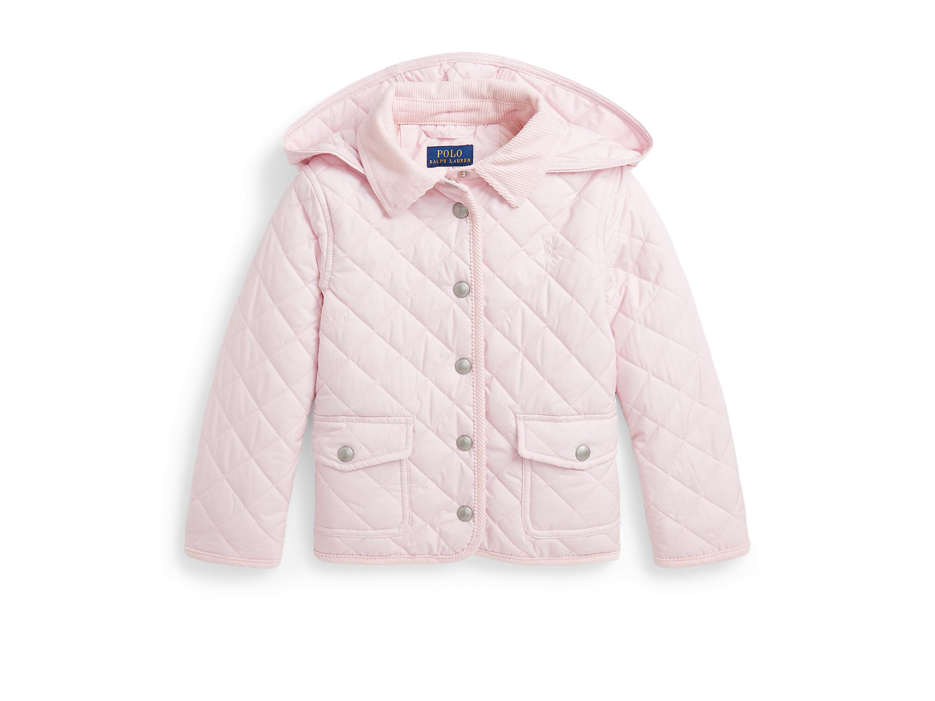 

Куртка Polo Ralph Lauren Kids Quilted Water-Repellent Barn Jacket, цвет Hint Of Pink
