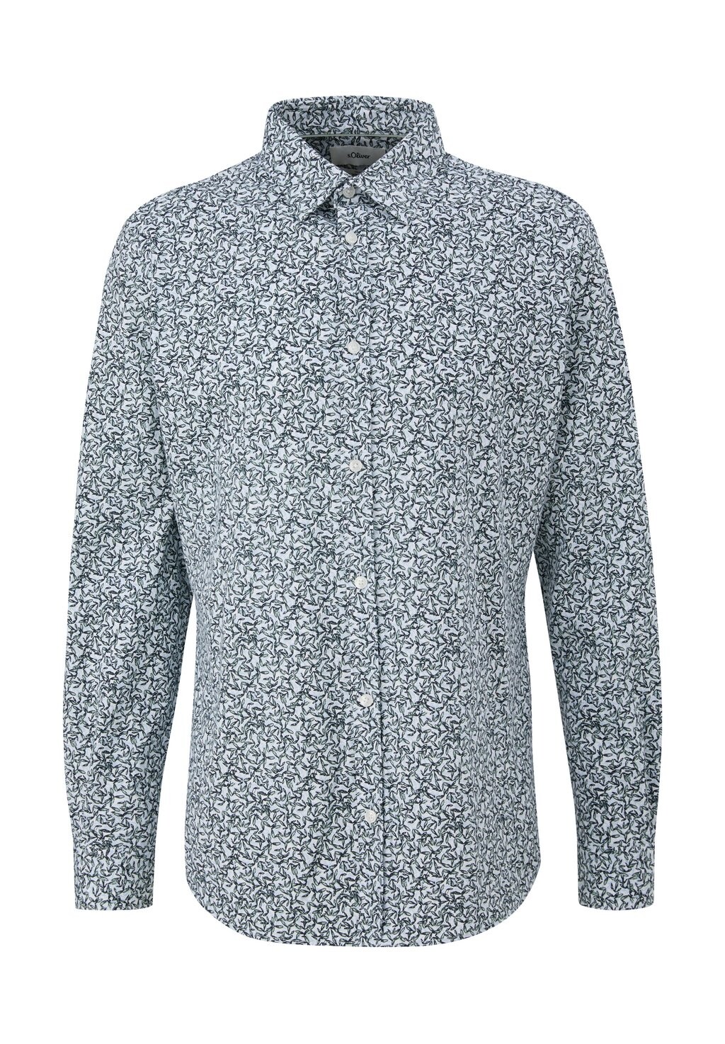 

Рубашка MIT ALL-OVER-PRINT s.Oliver BLACK LABEL, зеленый
