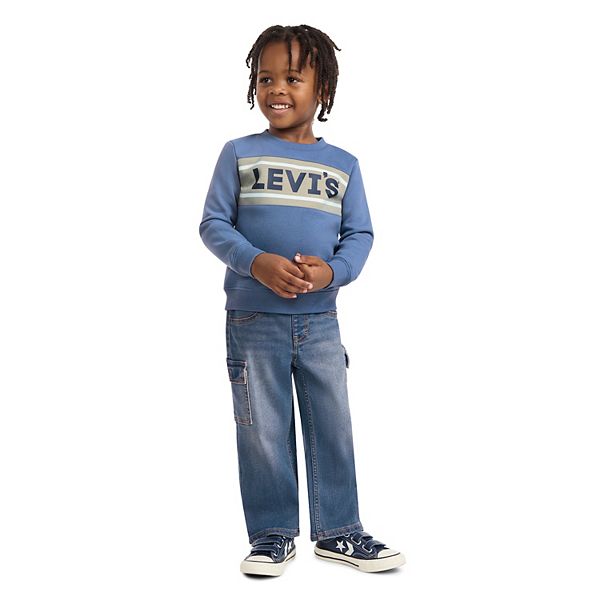 

Детский комплект для мальчика: худи и карго-штаны Levi'S