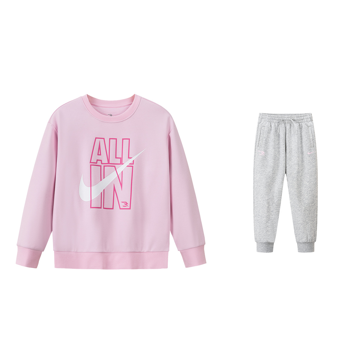 

Детская повседневная спортивная одежда Nike, розовый