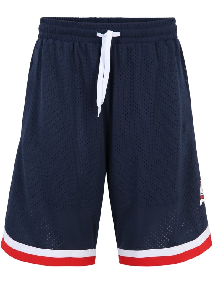 

Тканевые шорты Lommel Loose Basketball Shorts Fila, синий