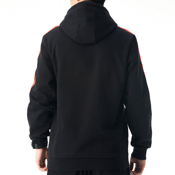 Толстовка adidas M Fav Nn Hd logo Printing Fleece Lined Stay Warm Sports Pullover Black, черный — фото 4