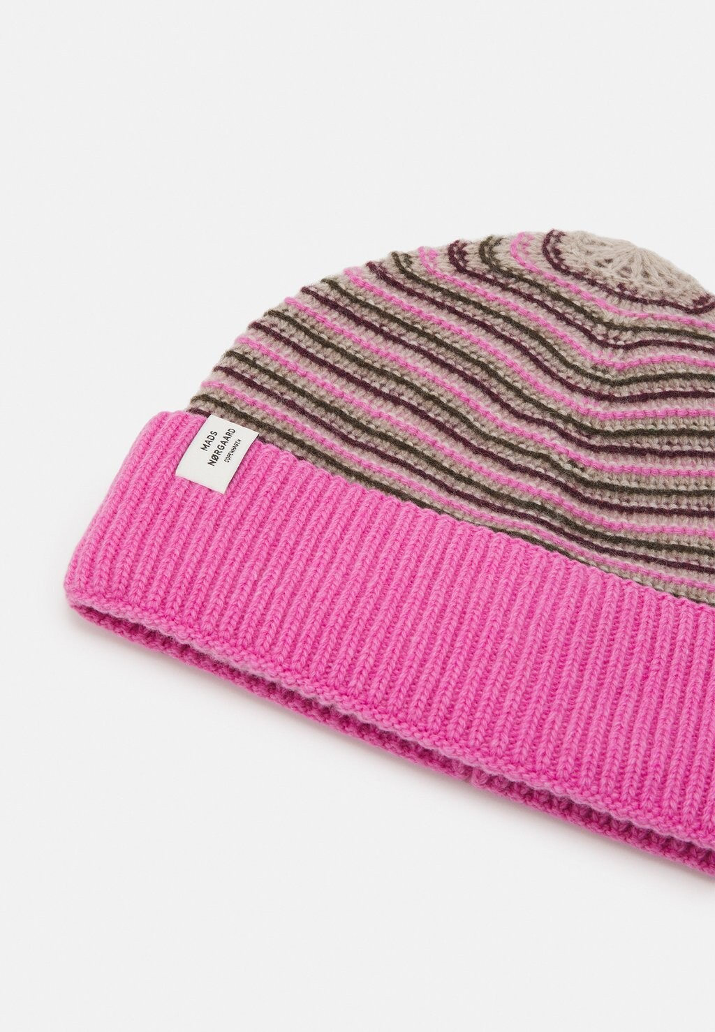 

Шапка STRIPEY ABBEY Mads Nørgaard, розовый