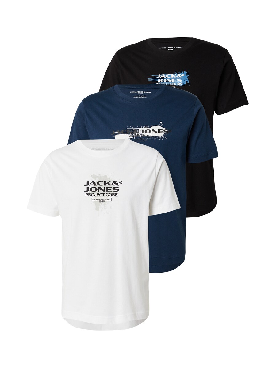 

Футболка JACK & JONES JACK & JONES , Navy/Light blue/Black/White