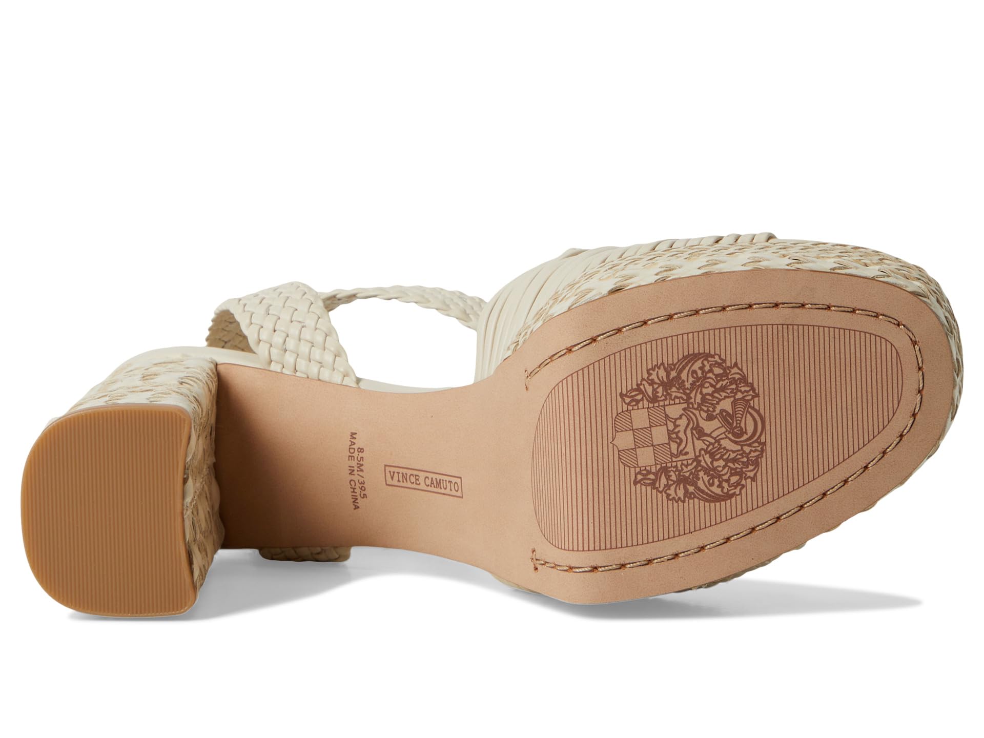 Туфли Vince Camuto Pessa Woven Platform Sandals, Panna Creme — фото 3