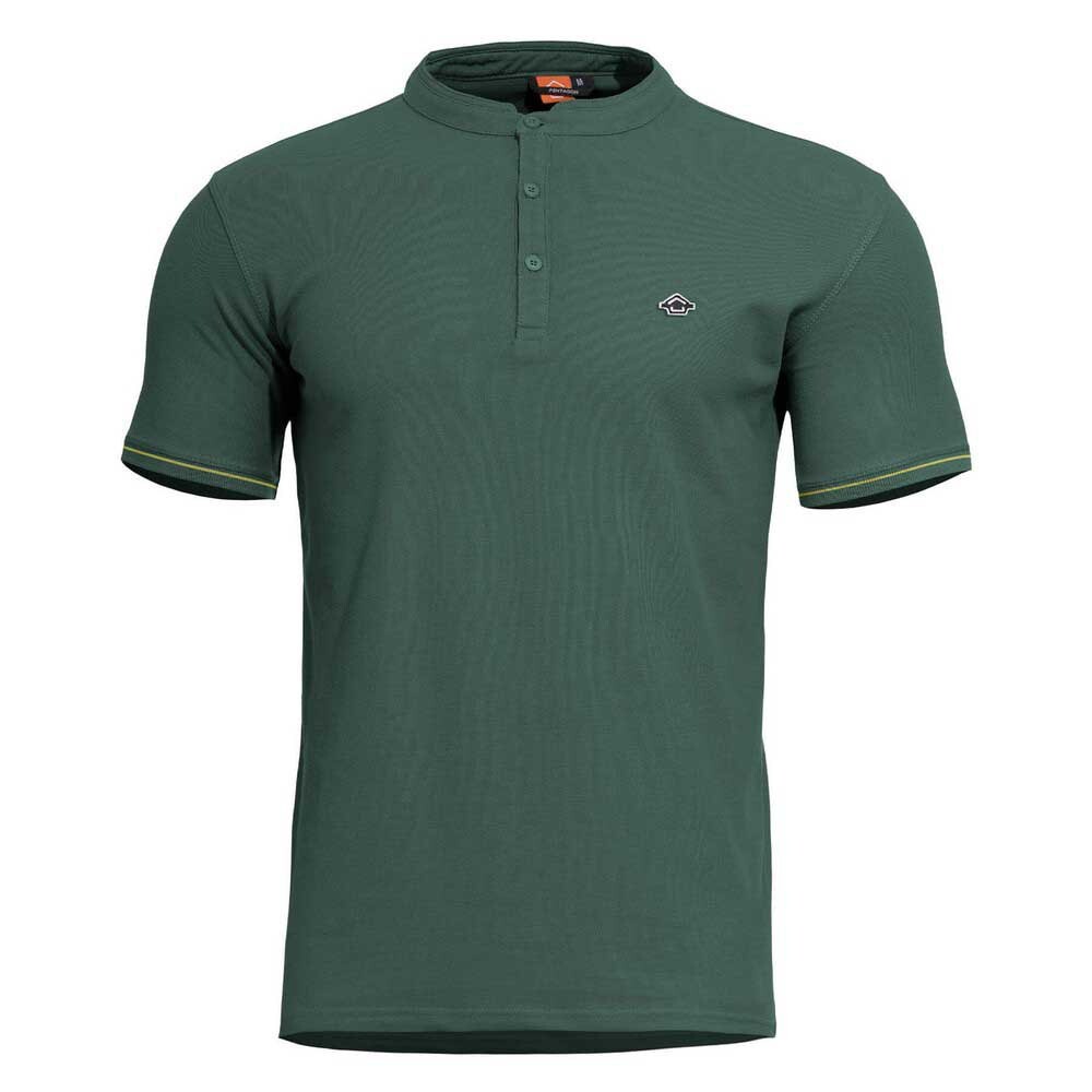 

Поло Pentagon Levantes Henley Stripes, зеленый
