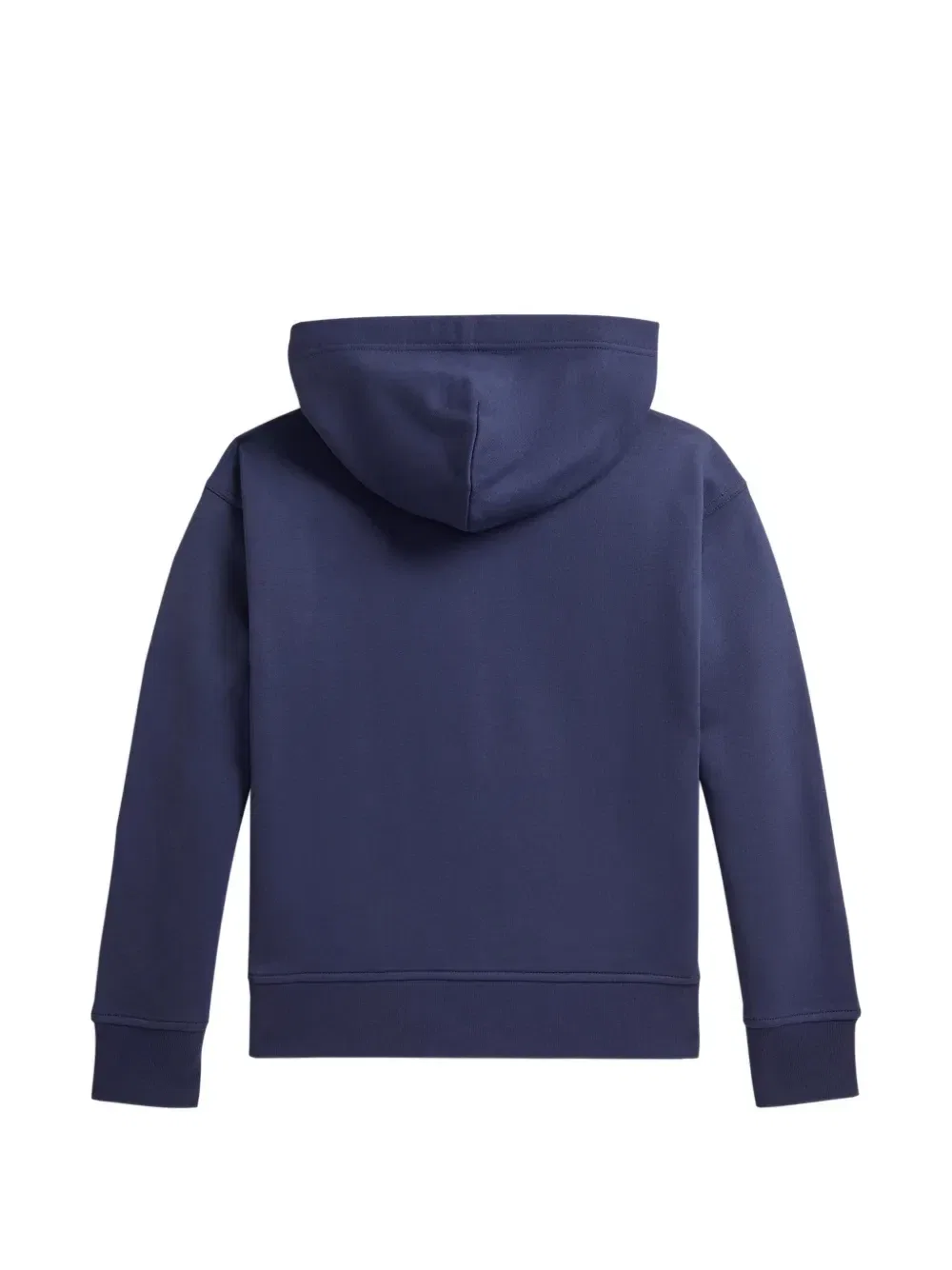 Флисовое худи с логотипом Polo Ralph Lauren Kids, синий — фото 2