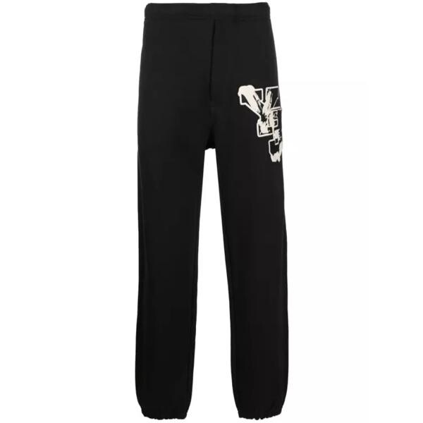 

Брюки logo-print track pant Y-3, черный
