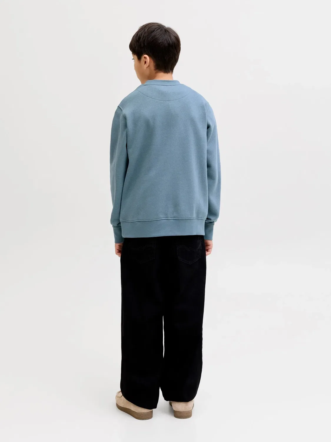 Свитшот на молнии, JACK & JONES Junior, blue mirage — фото 3